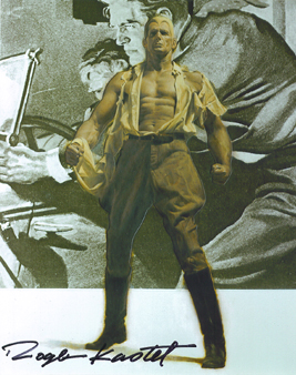 Doc Savage Book Cover Art signed by Roger Kastel