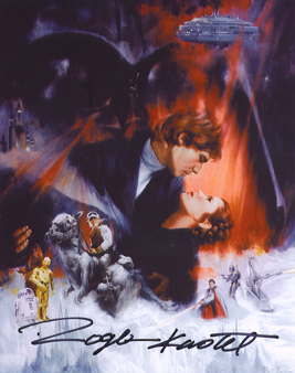 Unreleased Edition of The Empire Strikes Back Poster Art signed by Roger Kastel